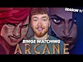 I Binged ALL Of ARCANE S1 First Time Watching Full Season 1 Reaction