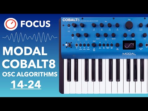 Modal Electronics COBALT8 Oscillator Algorithms 14 - 24 Walkthrough (RAW Sounds)