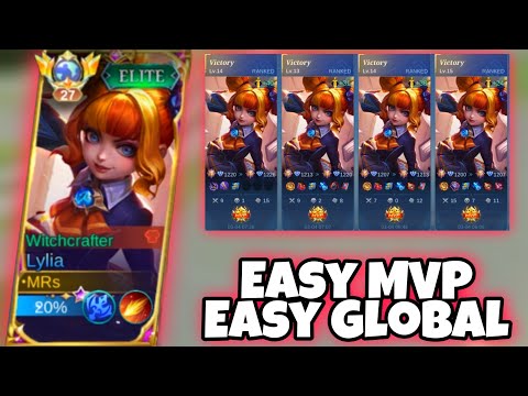GLOBAL 27 LYLIA USE THIS BUILD!! | BUILD LYLIA TERSAKIT 2023 - Lylia Gameplay