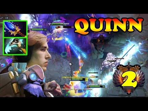 QUINN #2 NA TINKER ULTRA FAST FINGERS INSANE REACTION TIME BKB BUILD VS STORM SPIRIT MID | DOTA2ORBS