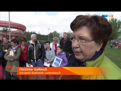 Freibad Lommatzsch MDR Bericht  Wir ab Vier 04.05.2015