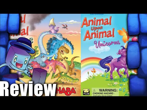 Animal Upon Animal: Unicorns & Dinos Review - with Tom Vasel