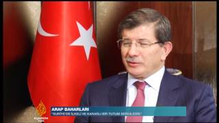 Davutoğlu "Arap Baharlarını" değerlendirdi