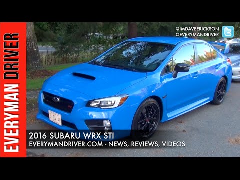 Here's the 2016 Subaru WRX STI on Everyman Driver