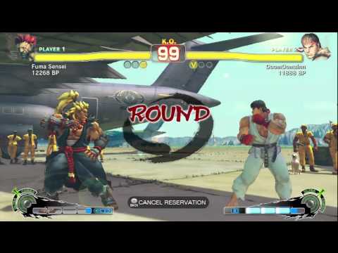 SSF4: Fuma Sensei (Akuma) VS DoomDomainn (Ryu)