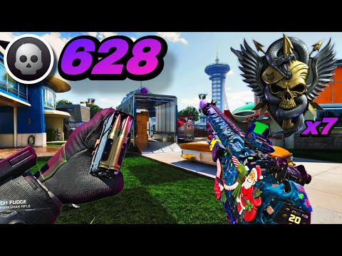 BLACK OPS 7 - 628 KILLS + 7 NUKES w/ M34 NOVALINE on NUKETOWN