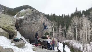 Video thumbnail de Good Listener, V9. Little Cottonwood Canyon