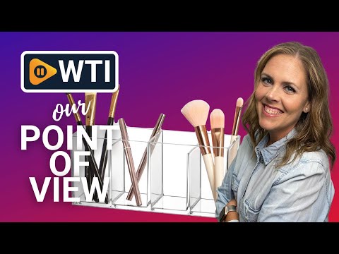Amazing Abby - Glamour - Acrylic 4-Compartment Makeup Organizer - WTI product video review
