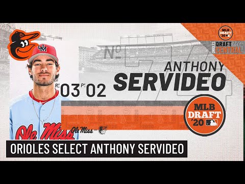 Orioles Select Anthony Servideo in Round 3 of the 2020 MLB Draft