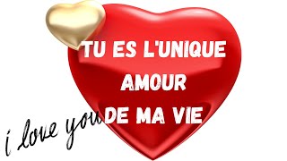 Pour toi mon trésor ❤️ Tu es l&#39;amour de ma vie - JE T&#39;AIME 😘