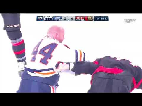 NHL Fight - Oilers @ Senators - 08 02 2021