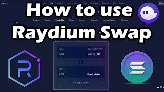 How to use Raydium Swap | Solana DEX