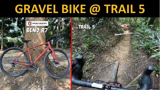 Bawa gravel bike Polygon Bend R7 masuk trail Putrajaya Challenge Park