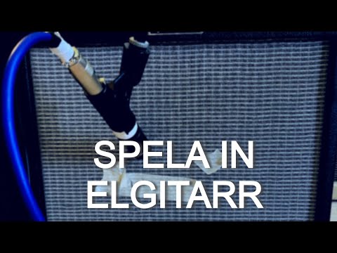 Spela in elgitarr