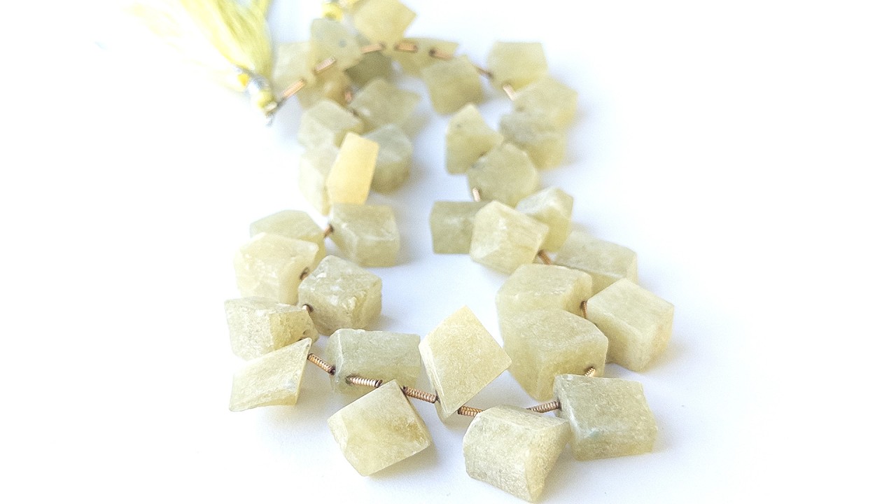 Chrysoberyl Cat's Eye | Drilled Rough | 8-11mm Bead Size | 35 Pieces | 312 Carats video