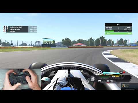 F1 2020 Controller Cam Gameplay - Time Trial in Silverstone [2160p60]