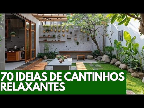 VOCÊ NUNCA MAIS VAI QUERER SAIR DE CASA DEPOIS DE VER ESSE CANTINHO NO JARDIM!