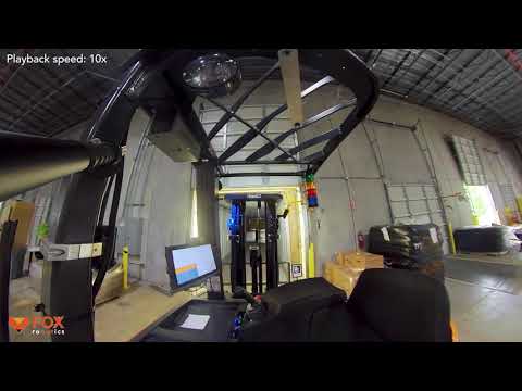 Fox Robotics Automatic Trailer Unloader – Full Run