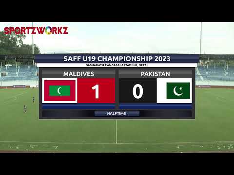Match 3 | Maldives vs Pakistan | SAFF U19 Championship 2023 | Nepal