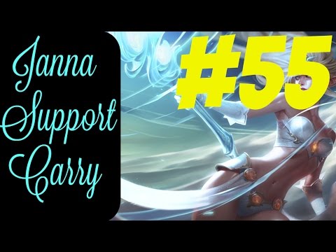 How to Carry as Janna #55 -- Only Support to Diamond Series -- League of Legends