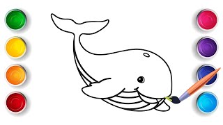 Whale Wonders: Fun and Educational Whale Coloring Pages for Kids!