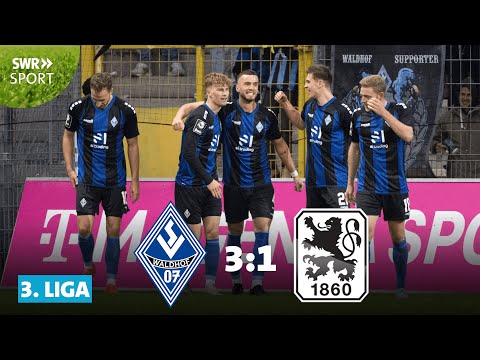 3. Liga: Drei Tore nach Rückstand - Waldhof siegt gegen 1860 München