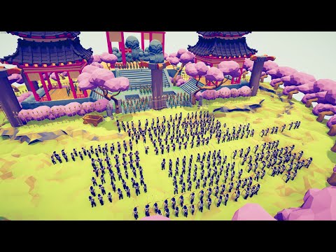 300x PERSIAN ARMY SIEGE SAMURAI CASTLE - Totally Accurate Battle Simulator TABS