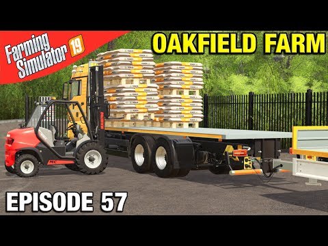 LOADING SUPPLIES Farming Simulator 19 Timelapse - Oakfield Farm Seasons FS19 Episode 57