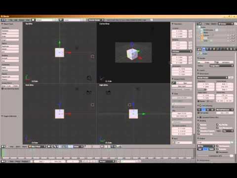 Blender Quad-View Tutorial
