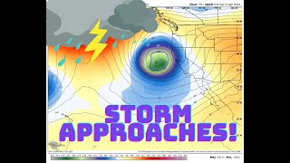 California Weather: April 11th- Storm Approaches