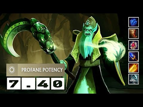 [DOTA 2] Necrophos Offlane Carrying the Game | Patch 7.40 Dota 2