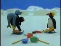 Pingu Plays Ice Hockey