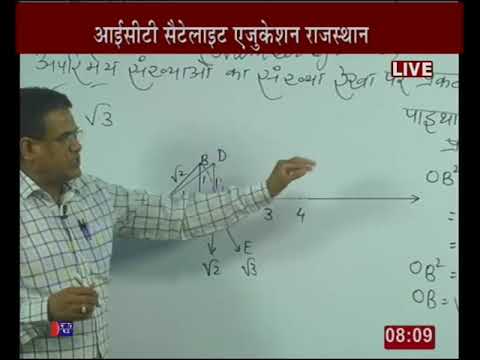 Rajasthan ICT Satellite Education Maths 9th “Number Systems” 8 July 2020-21 Lecture-4