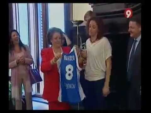 Rita Barberá - RECIBE CAMPEONAS DE LIGA BALONCESTO FEMENINO CIUDAD ROS CASARES