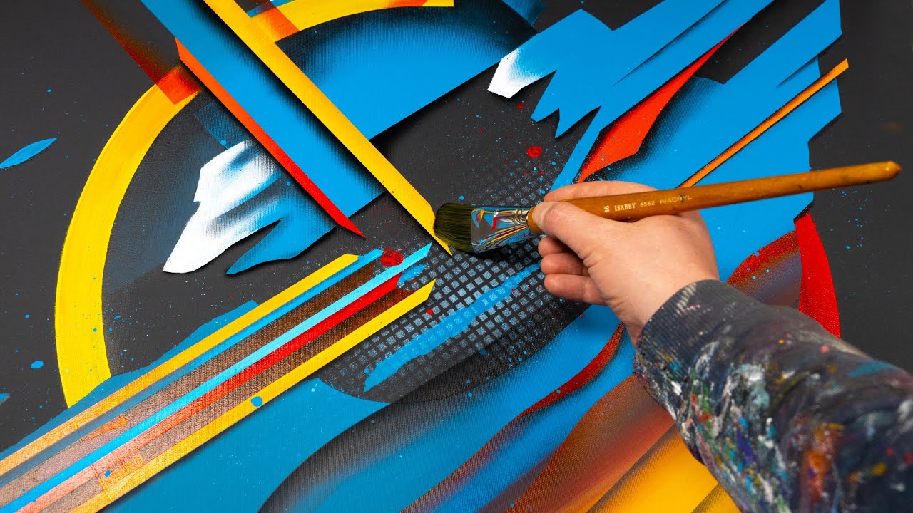 Dazzling Dawn: Mastering Abstract Art on Canvas | Glows of Dawn