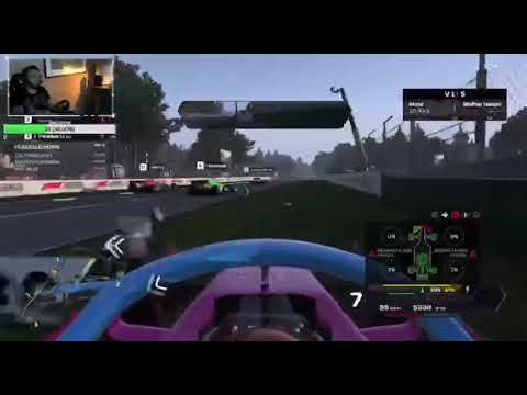 Vhzin FULL PUTASSO  com o Luchesi que fechou ele na primeira reta do F1 2020 (