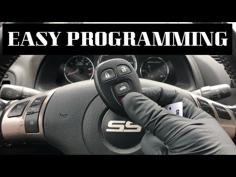 How to program a keyless entry remote from Amazon