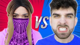 STALKER vs SPY NINJAS - My Girlfriend Says She&#39;s a Better YouTuber, Lives To Regret It