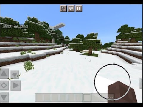 Making a snowy-plains biome in minecraft