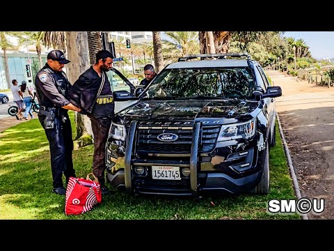 𝗦𝗣𝗘𝗖𝗜𝗔𝗟 𝗢𝗣𝗦 𝗣𝗔𝗧𝗥𝗢𝗟: Police Detain and Cite Man for Paraphernalia in Palisades Park