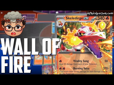 Your Opponents Can't Extinguish Skeledirge ex ! - (Pokemon TCG Deck List + Matches)
