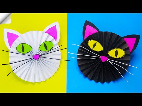 Cute Paper CAT Moving paper toys Paper crafts