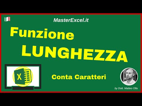 MasterExcel.it | Funzione Conta Caratteri Excel: o Meglio Funzione LUNGHEZZA (conteggio caratteri)