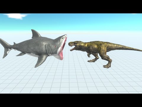 AQUATICS VS CARNIVORE DINOSAURS Animal Revolt Battle Simulator