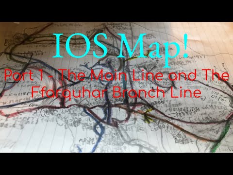 My Island of Sodor Map Part 1: The Main Line and The Ffarqhuar Branch Line