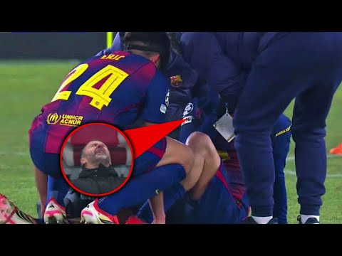 Hansi Flick’s Reaction to Pedri Injury | Barcelona Vs Slavia Prague 4-2 | Champions League 