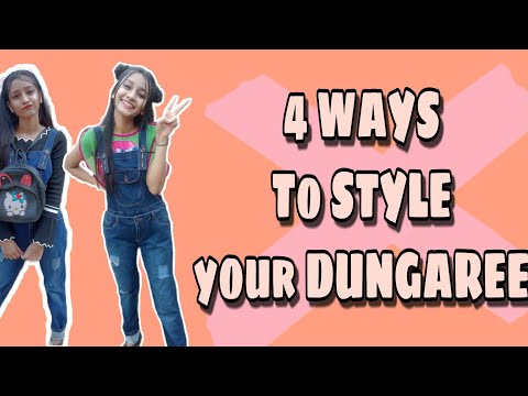 4 ways to style your Dungaree || hemangi chawda
