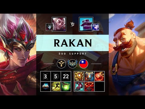 Rakan Support vs Braum - TW Challenger Patch 25.14
