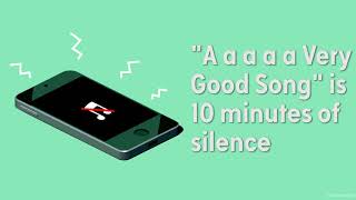 There's a reason music fans are paying for a silent song