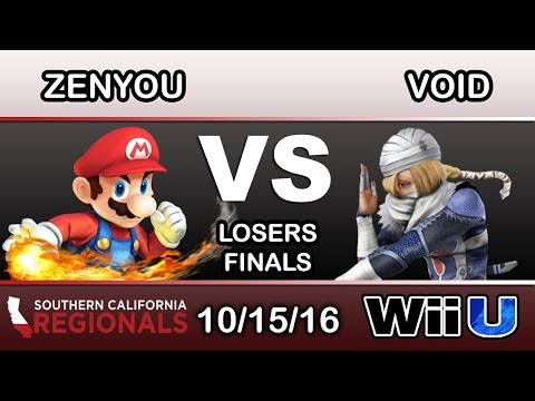 SCR 2016 - eM | Zenyou (Mario) Vs. CLG | VoiD (Sheik) Losers Finals - Smash Wii U